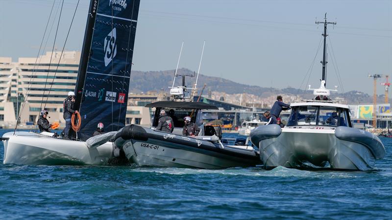 American Magic - AC40 - Day 98 - February 29, 2024 - Barcelona - photo © Ugo Fonolla / America's Cup