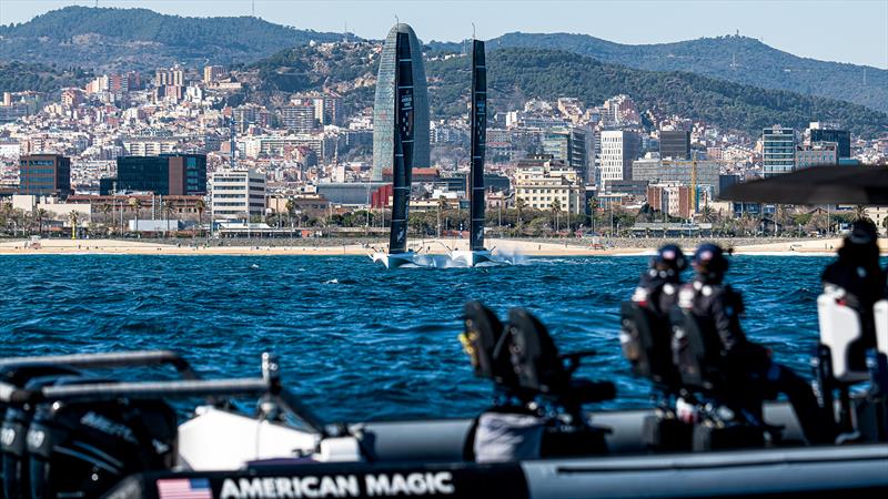 American Magic - AC40 - Day 98 - February 29, 2024 - Barcelona - photo © Ugo Fonolla / America's Cup