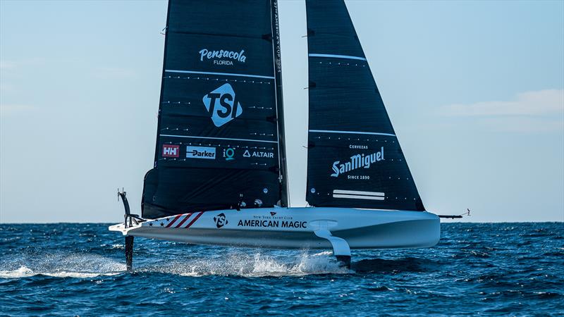 American Magic - AC40 - Day 91 - March 1, 2024 - Barcelona photo copyright Job Vermeulen / America's Cup taken at New York Yacht Club and featuring the AC40 class