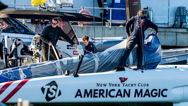 American Magic - AC40 - Day 91 - March 1, 2024 - Barcelona photo copyright Job Vermeulen / America's Cup taken at New York Yacht Club and featuring the AC40 class