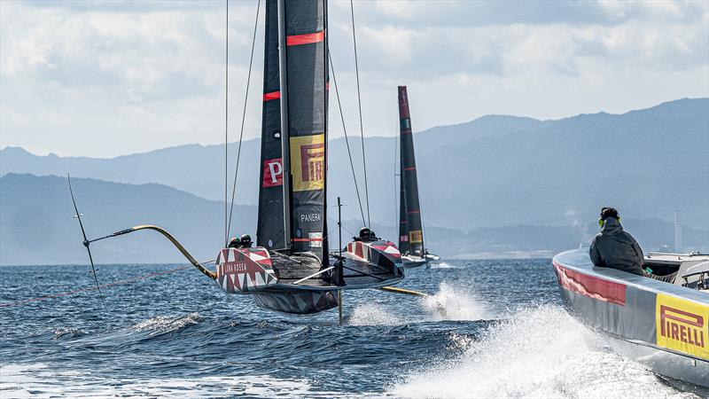 Luna Rossa - AC40 - Day 128 - March 2, 2024 - Cagliari photo copyright Ivo Rovira / America's Cup taken at Circolo della Vela Sicilia and featuring the AC40 class