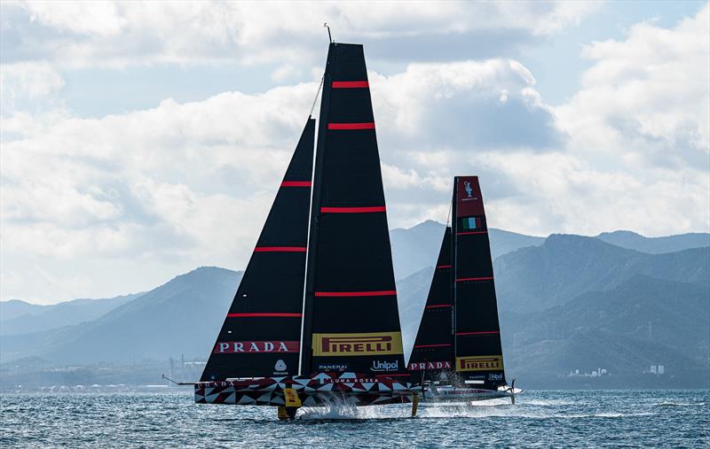 Luna Rossa - AC40 - Day 128 - March 2, 2024 - Cagliari - photo © Ivo Rovira / America's Cup