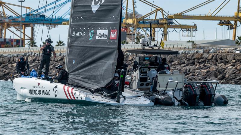 American Magic - AC40 - Day 99 - March 4, 2024 - Barcelona - photo © Job Vermeulen / America's Cup