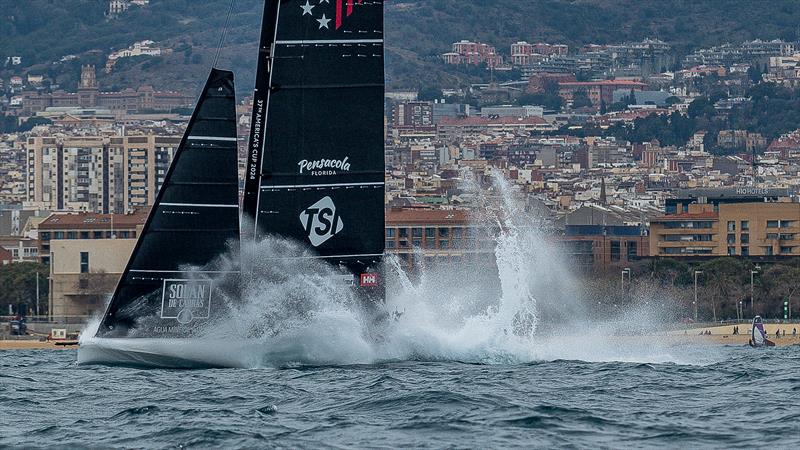 American Magic - AC40 - Day 99 - March 4, 2024 - Barcelona photo copyright Job Vermeulen / America's Cup taken at New York Yacht Club and featuring the AC40 class