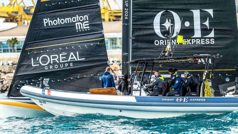 Orient Express (FRA) - AC40 - Day 7 - March 4, 2024 - Barcelona - photo © Paul Todd/America's Cup