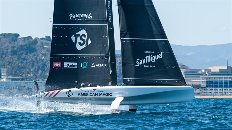 American Magic - AC40 - Day 93 - March 5, 2024 - Barcelona photo copyright Job Vermeulen / America's Cup taken at New York Yacht Club and featuring the AC40 class