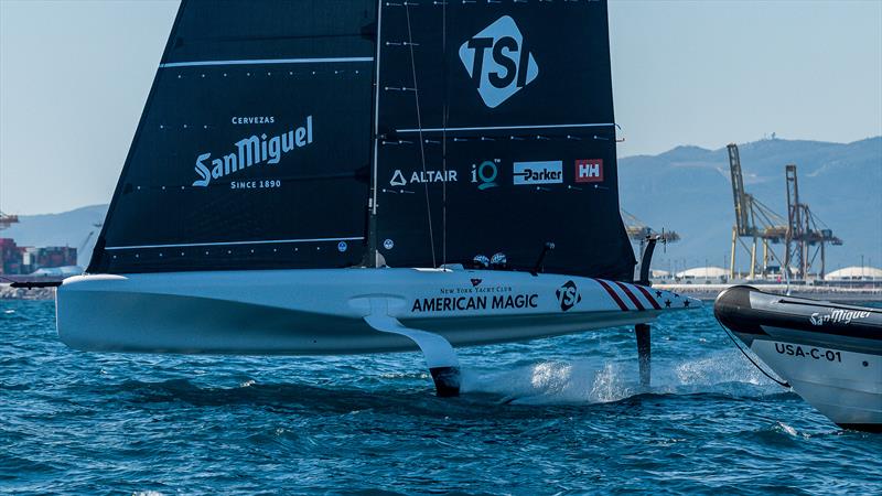 American Magic - AC40 - Day 93 - March 5, 2024 - Barcelona photo copyright Job Vermeulen / America's Cup taken at New York Yacht Club and featuring the AC40 class