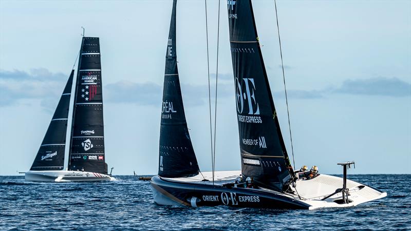 Orient Express (FRA) - AC40 - Day 10 - March 7, 2024 - Barcelona - photo © Paul Todd/America's Cup