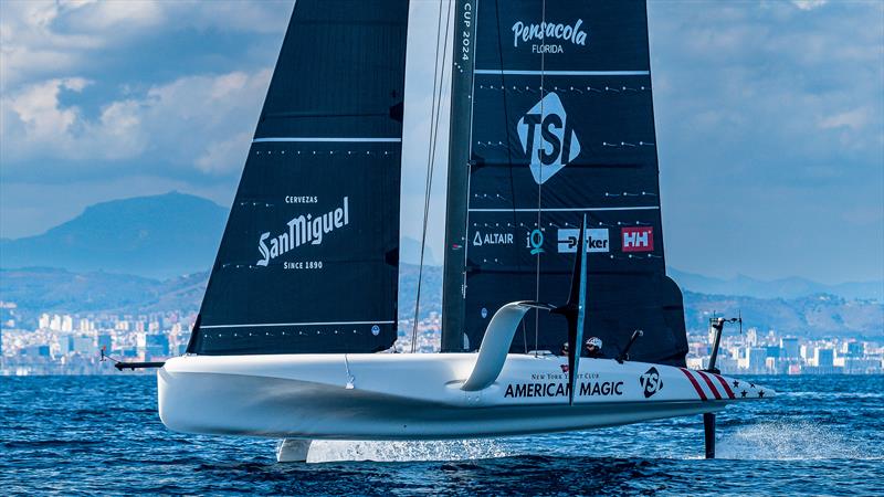 American Magic - AC40 - Day 100 - March 7, 2024 - Barcelona - photo © Job Vermeulen / America's Cup