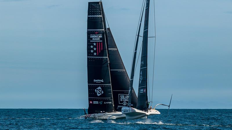 American Magic - AC40 - Day 100 - March 7, 2024 - Barcelona photo copyright Job Vermeulen / America's Cup taken at New York Yacht Club and featuring the AC40 class