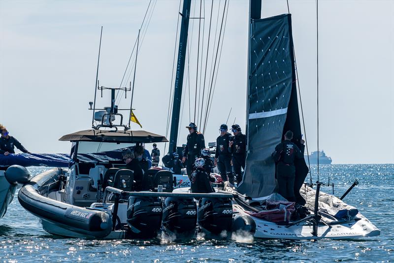 American Magic - AC40 - Day 100 - March 7, 2024 - Barcelona - photo © Job Vermeulen / America's Cup