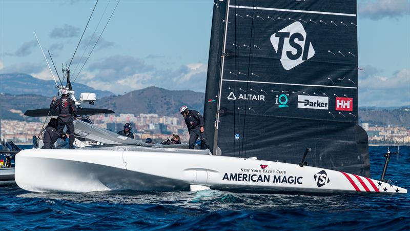 American Magic - AC40 - Day 99 - March 8, 2024 - Barcelona - photo © Job Vermeulen / America's Cup