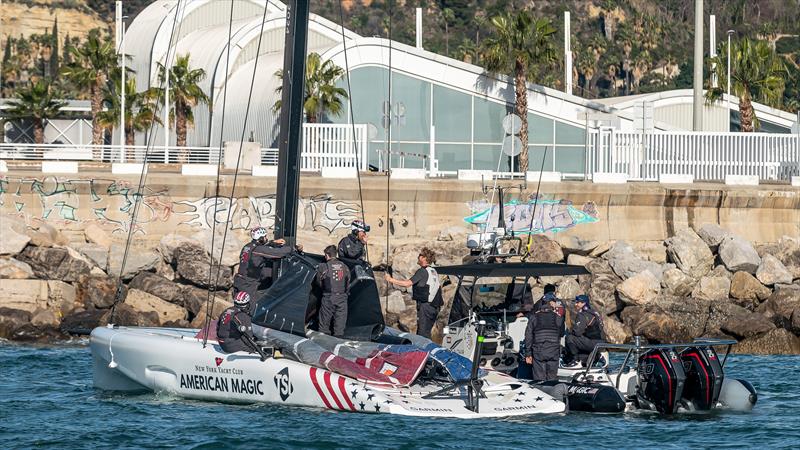 American Magic - AC40 - Day 99 - March 8, 2024 - Barcelona - photo © Job Vermeulen / America's Cup