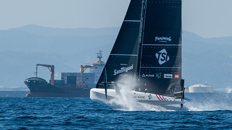 American Magic - AC40 - Day 100 - March 12, 2024 - Barcelona - photo © Job Vermeulen / America's Cup