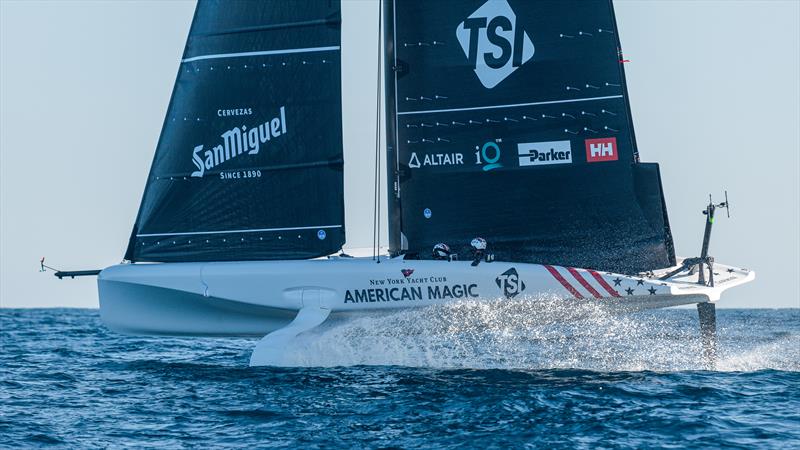 American Magic - AC40 - Day 100 - March 12, 2024 - Barcelona - photo © Job Vermeulen / America's Cup