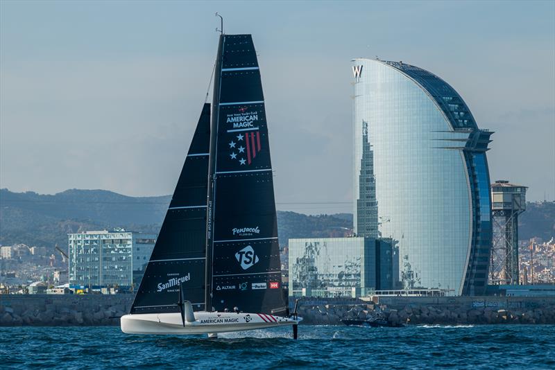 American Magic - AC40 - Day 100 - March 12, 2024 - Barcelona - photo © Job Vermeulen / America's Cup