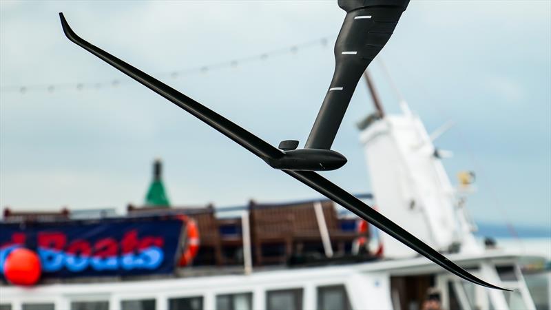 Emirates Team New Zealand - AC40 - Port wing foil - Day 70 - March 13, 2024 - Auckland - photo © Sam Thom/America's Cup