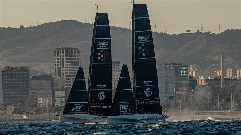 American Magic - AC40 - Day 103 - March 13, 2024 - Barcelona - photo © Job Vermeulen / America's Cup