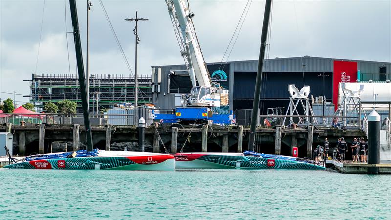 Emirates Team New Zealand - AC40 - Day 72 - March 26, 2024 - Auckland photo copyright Sam Thom/America's Cup taken at Royal New Zealand Yacht Squadron and featuring the AC40 class