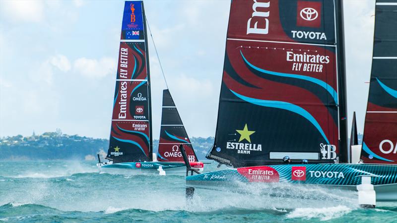 Emirates Team New Zealand - AC40 - Day 72 - March 26, 2024 - Auckland photo copyright Sam Thom/America's Cup taken at Royal New Zealand Yacht Squadron and featuring the AC40 class