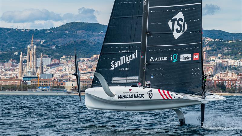 American Magic - AC40 - Day 105 - March 27, 2024 - Barcelona photo copyright Job Vermeulen / America's Cup taken at New York Yacht Club and featuring the AC40 class