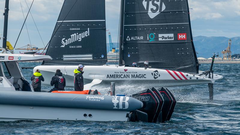 American Magic - AC40 - Day 105 - March 27, 2024 - Barcelona - photo © Job Vermeulen / America's Cup