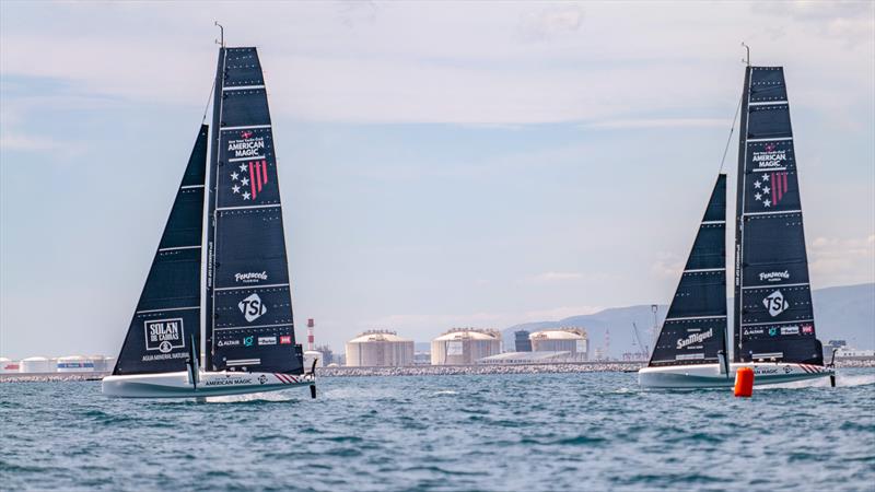 American Magic - AC40 - Day 107 - April 3, 2024 - Barcelona - photo © Paul Todd/America's Cup