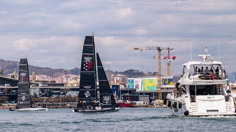 American Magic - AC40 - Day 107 - April 3, 2024 - Barcelona - photo © Paul Todd/America's Cup