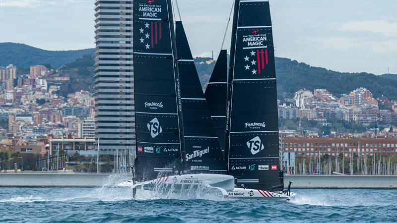 American Magic - AC40 - Day 106 - April 2, 2024 - Barcelona - photo © Job Vermeulen / America's Cup