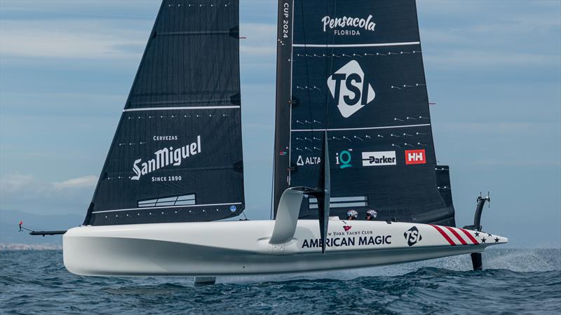 American Magic - AC40 - Day 106 - April 2, 2024 - Barcelona photo copyright Job Vermeulen / America's Cup taken at New York Yacht Club and featuring the AC40 class