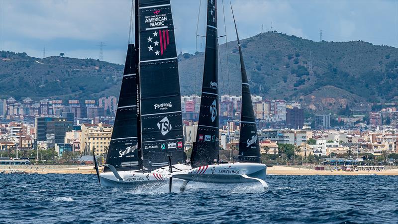 American Magic - AC40 - Day 115 - April 22, 2024 - Barcelona photo copyright Job Vermeulen / America's Cup taken at New York Yacht Club and featuring the AC40 class