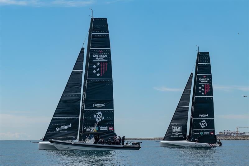 American Magic - AC40 - Day 116 - April 23, 2024 - Barcelona - photo © Job Vermeulen / America's Cup