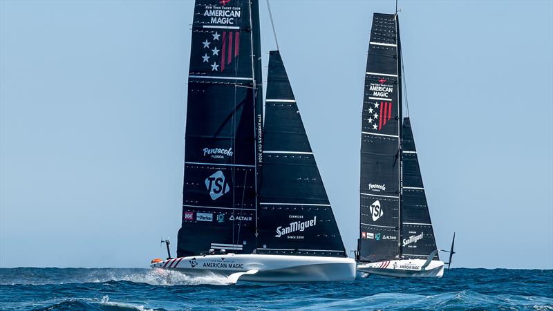 American Magic - AC40 - Day 117 - April 24, 2024 - Barcelona - photo © Job Vermeulen / America's Cup