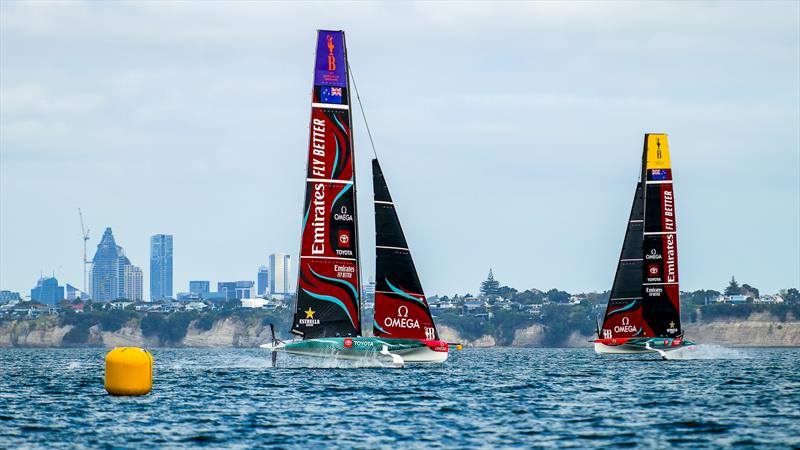 Emirates Team New Zealand - AC40 - Day 77 - May 17, 2024 - Auckland photo copyright Sam Thom/America's Cup taken at Royal New Zealand Yacht Squadron and featuring the AC40 class