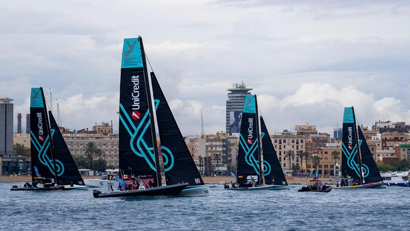 No racing on Sunday at the UniCredit Youth America's Cup - September 22, 2024 - Barcelona photo copyright Ian Roman / America's Cup taken at  and featuring the AC40 class