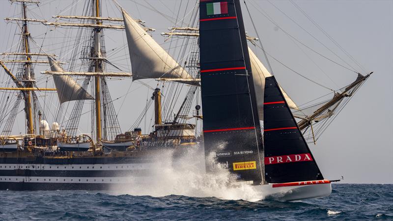 Luna Rossa sailing their AC40 OD - May 2025 photo copyright Giulio Testa taken at Circolo della Vela Sicilia and featuring the AC40 class