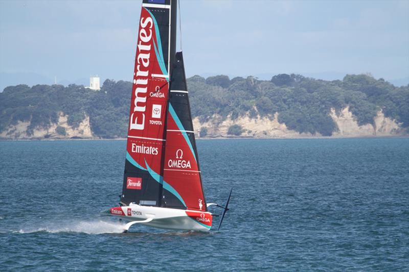 Emirates Team NZ - AC40 returns - two boat training - Auckland - November 20, 2025 photo copyright Richard Gladwell - Sail-World.com/nz taken at Royal New Zealand Yacht Squadron and featuring the AC40 class