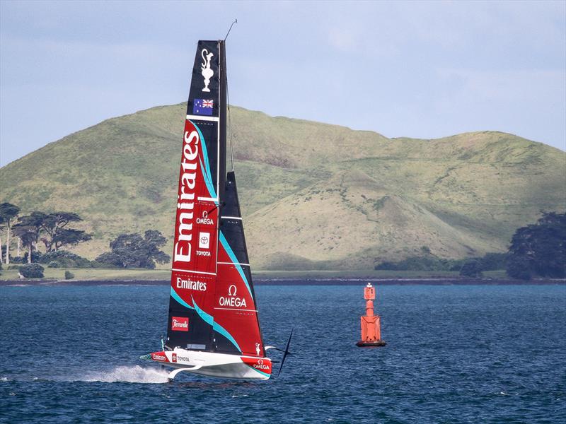 Emirates Team NZ - AC40 returns - two boat training - Auckland - November 20, 2025 - photo © Richard Gladwell - Sail-World.com/nz