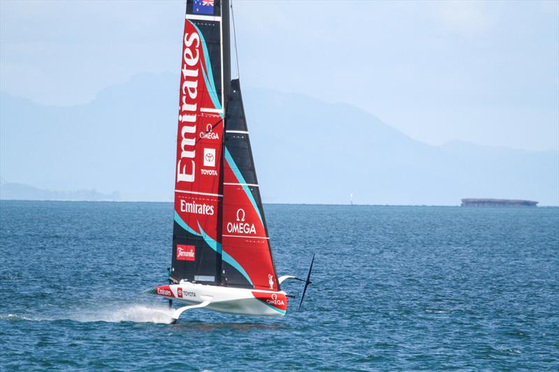 Emirates Team NZ - AC40 returns - two boat training - Auckland - November 20, 2025 - photo © Richard Gladwell - Sail-World.com/nz