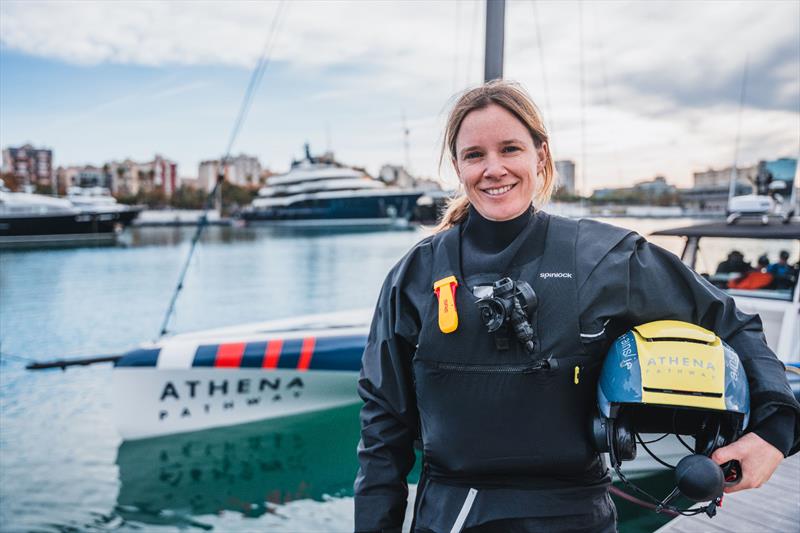 Hannah Mills OBE is training with the Athena Pathway team in Barcelona - photo © Cameron Gregory / Athena Sports Group