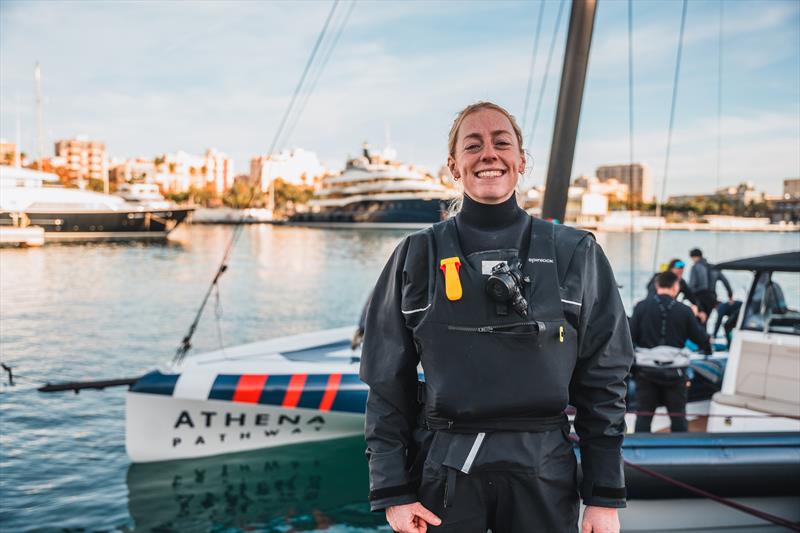 Olympic gold medallist Ellie Aldridge is a full-time member of the APP Women's Team and also a development sailor for the Emirates GBR SailGP Team photo copyright Cameron Gregory / Athena Sports Group taken at  and featuring the AC40 class