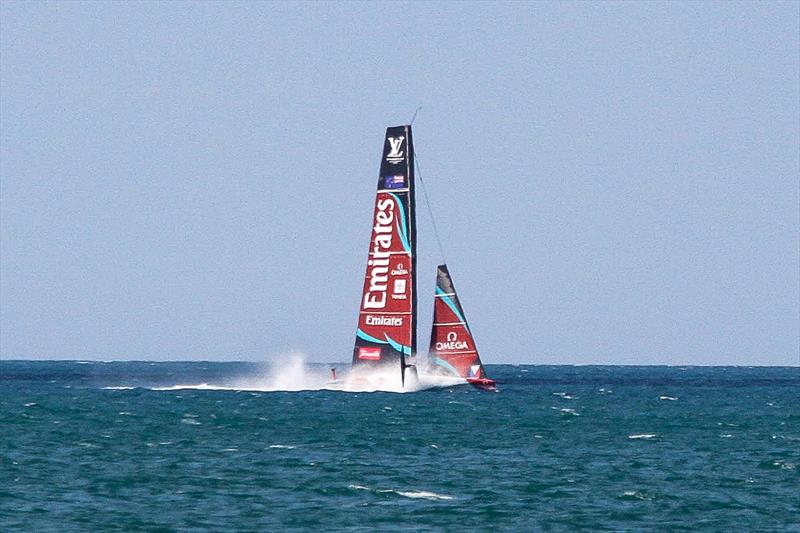 Emirates Team New Zealand - Solo testing - AC40 - Auckland - January 29, 2026 - photo © Richard Gladwell - Sail-World.com/nz