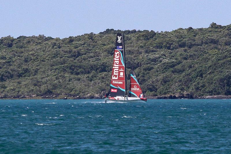 Emirates Team New Zealand - Solo testing - AC40 - Auckland - January 29, 2026 - photo © Richard Gladwell - Sail-World.com/nz