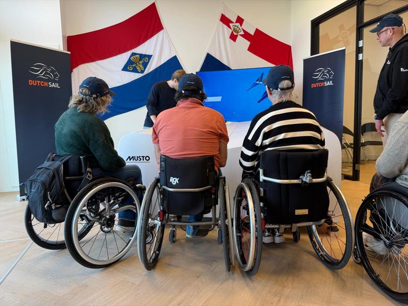 Para Sailors discover AC40 Simulator - photo © DutchSail
