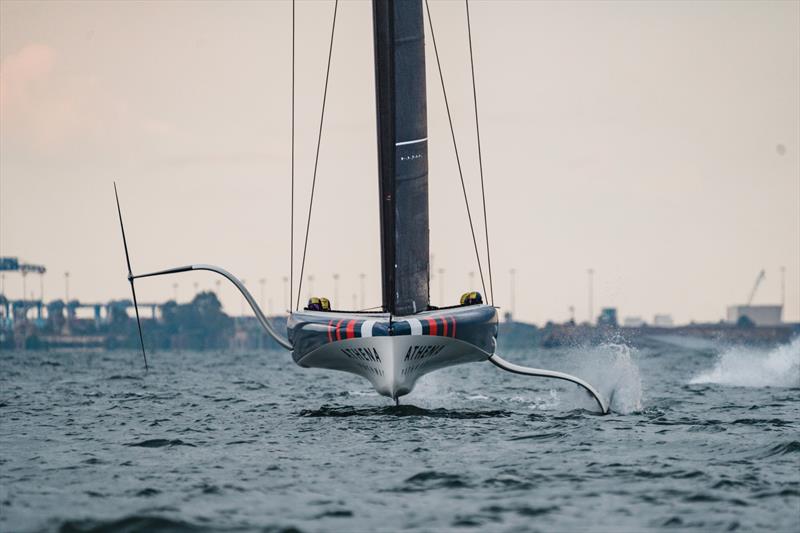 GB1 - training camp in Cagliari - March 23, 2026 photo copyright Cameron Gregory / Athena Sports Group taken at Circolo della Vela Sicilia and featuring the AC40 class