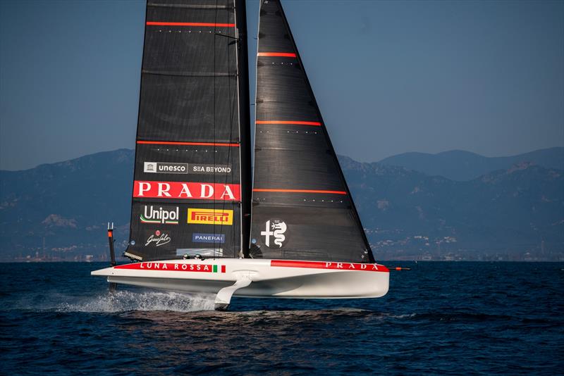 Luna Rossa - AC 40 training - Cagliari - March 24, 2026 - photo © Luna Rossa Team | Giulia Caponnetto