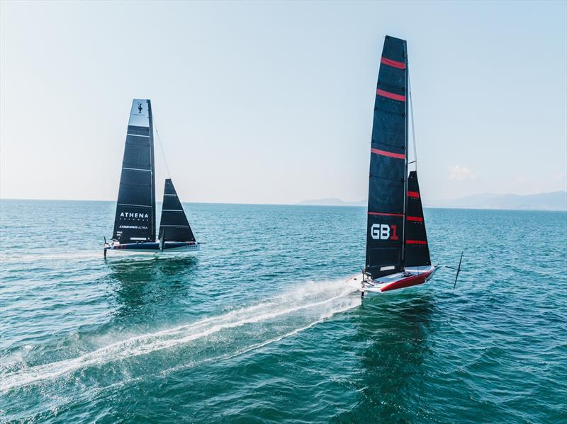 GB1 - AC 40 training - Cagliari - March 24, 2026 - photo © C. Gregory / GB1