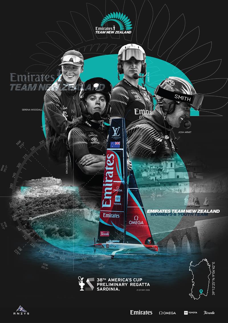 Youth and Womens Team - Emirates Team NZ - America's Cup Preliminary Regatta - Sardinia -  May 21-24, 2026 - photo © Emirates Team New Zealand