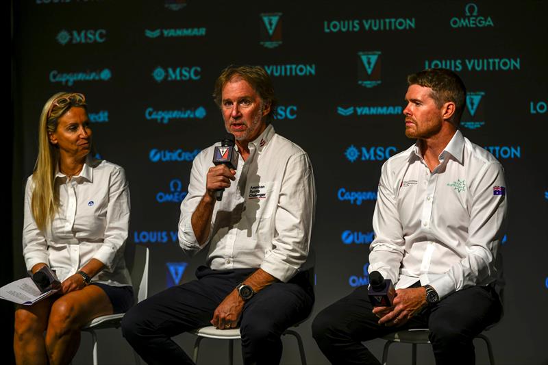 Press conference - Louis Vuitton 38th America's Cup Preliminary Regatta Sardinia - photo © David Maynard / www.alleycatphotographer.com