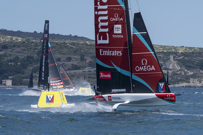 Emirates Team NZ - Day 1 - Louis Vuitton 38th America's Cup - Preliminary Regatta Sardinia - May 22, 2026 - photo © Ian Roman